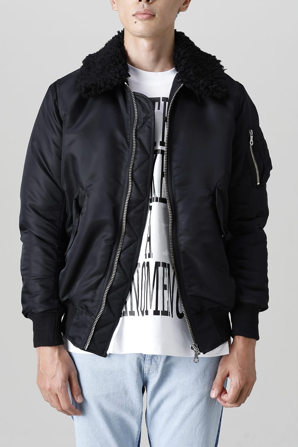 Cross Flight Jacket Black