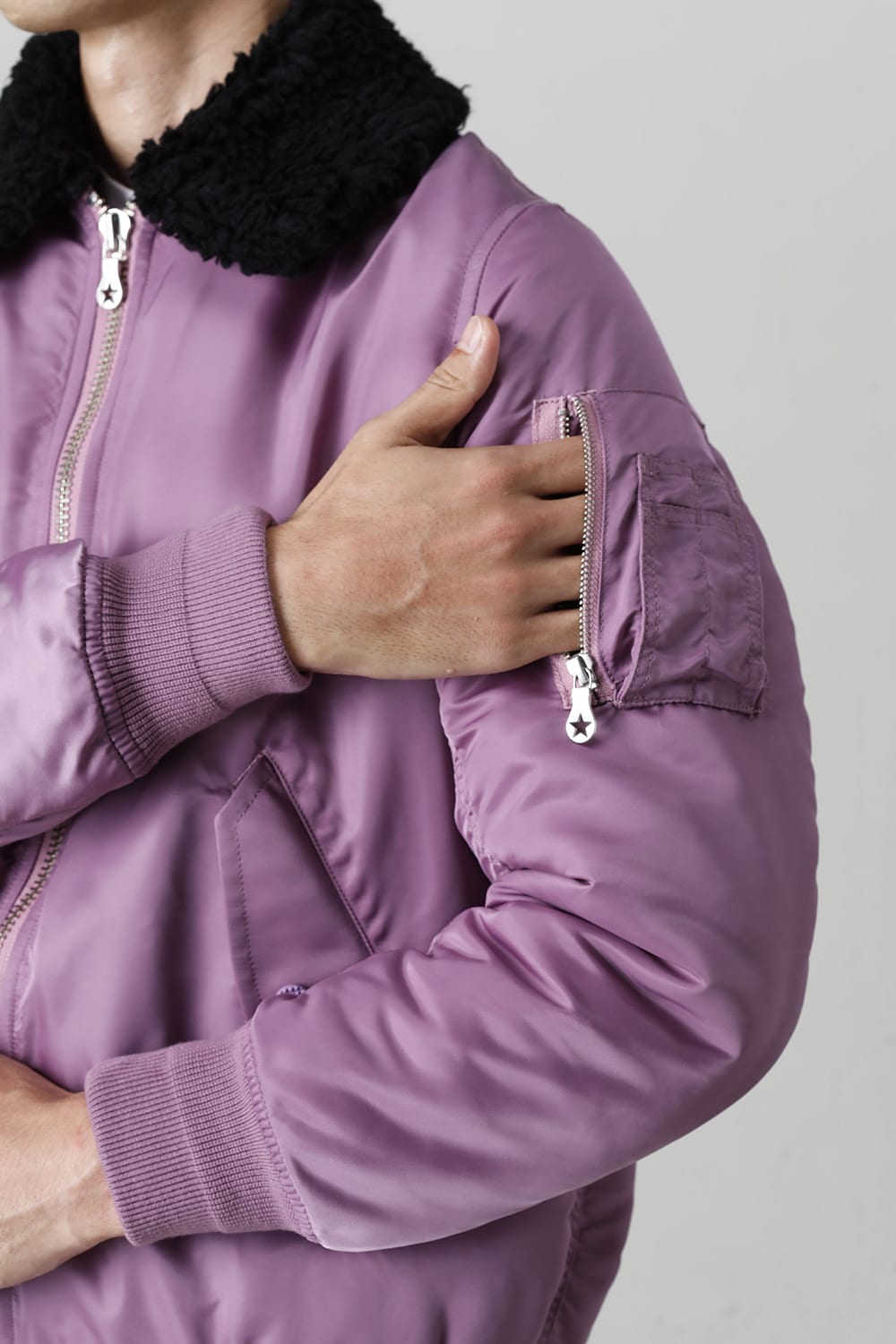 Cross Flight Jacket Lilac