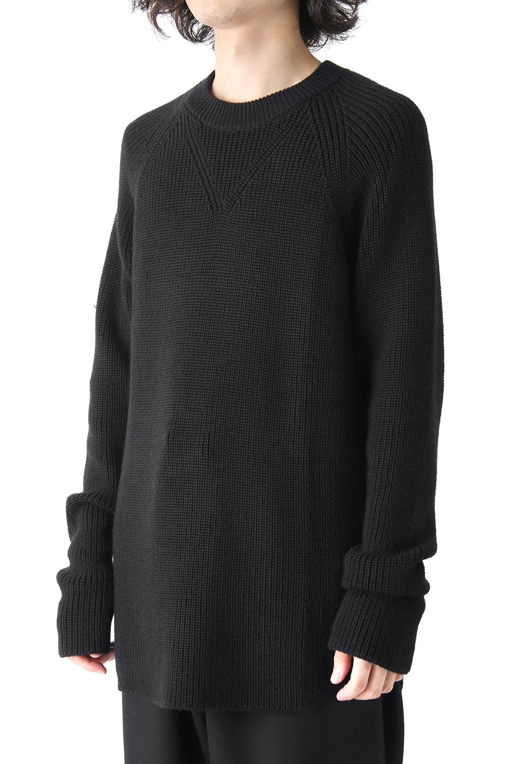 Half Cardigan Stitch Pullover Knit