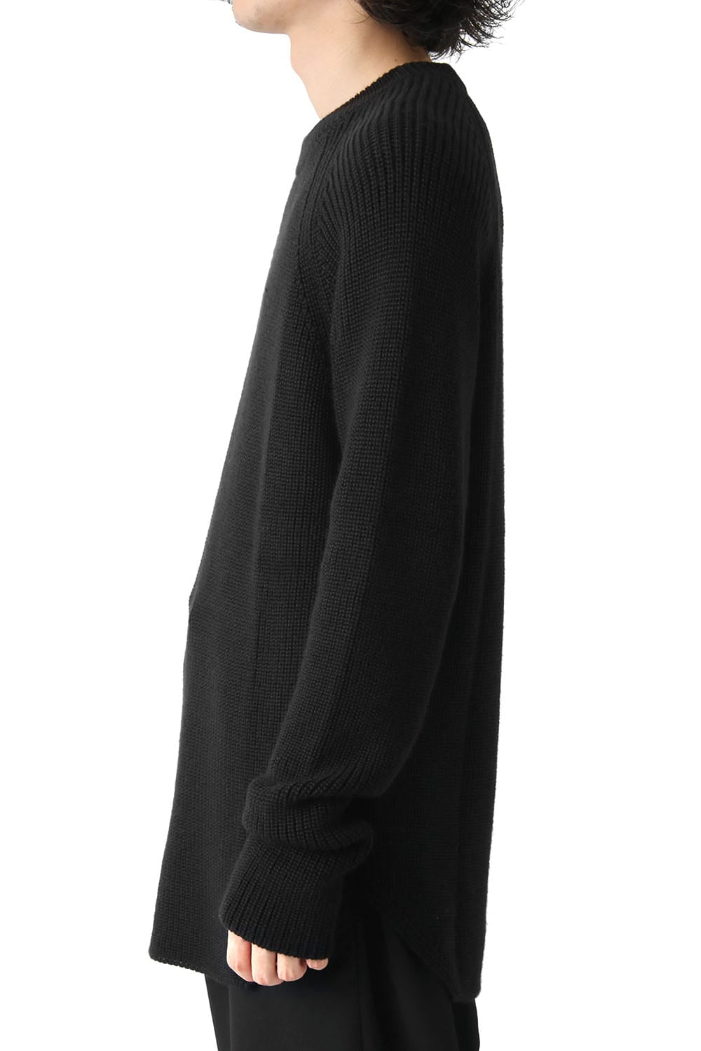 Half Cardigan Stitch Pullover Knit