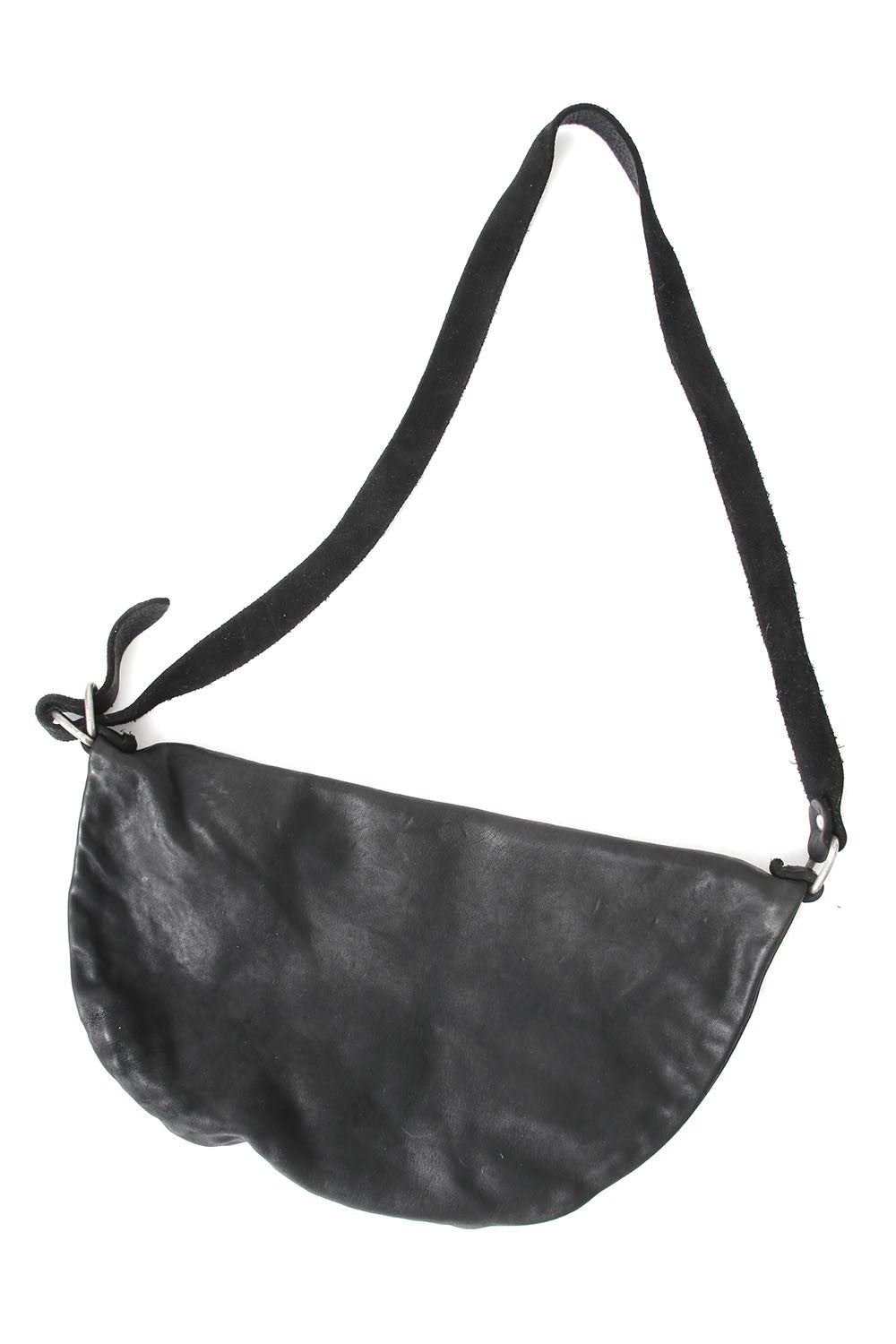 Soft Horse Leather Body bag - Q09 - BLACK