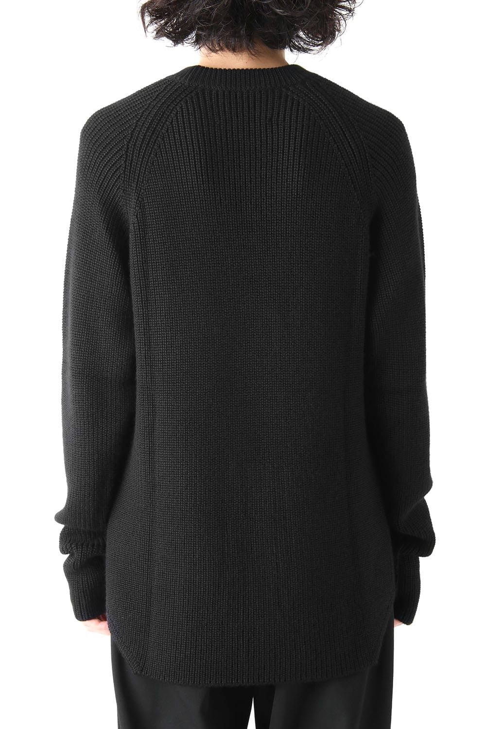 Half Cardigan Stitch Pullover Knit