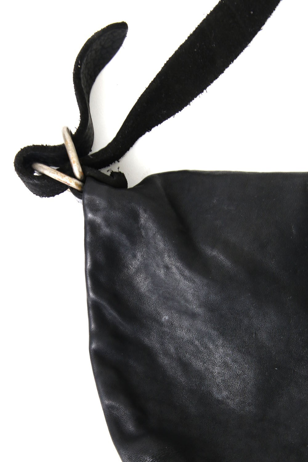 Soft Horse Leather Body bag - Q09 - BLACK