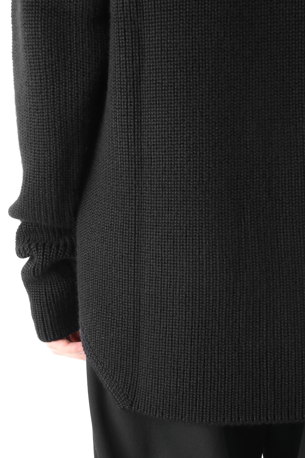 Half Cardigan Stitch Pullover Knit