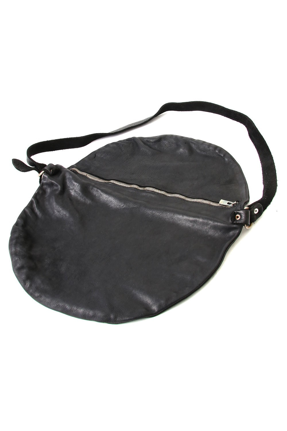 Soft Horse Leather Body bag - Q09 - BLACK