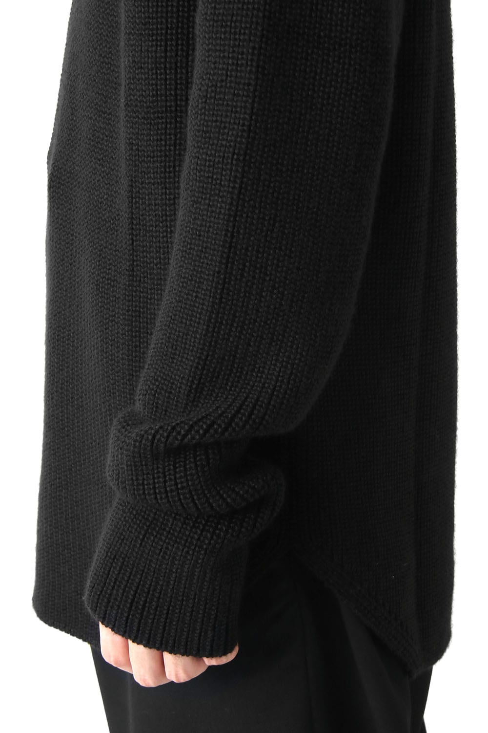 Half Cardigan Stitch Pullover Knit