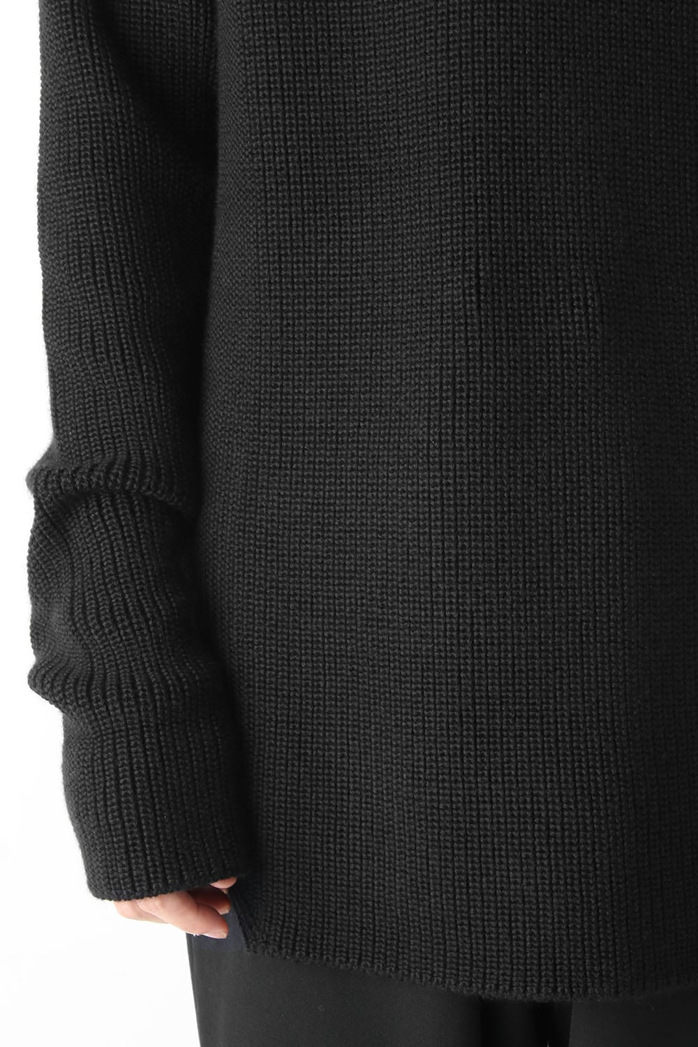 Half Cardigan Stitch Pullover Knit