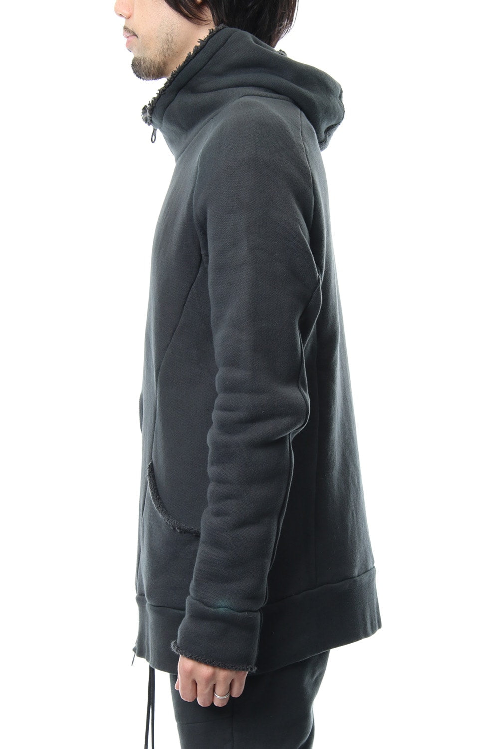 Heavy jersey Cold Dye Parker  RB-016 GRAPHITE