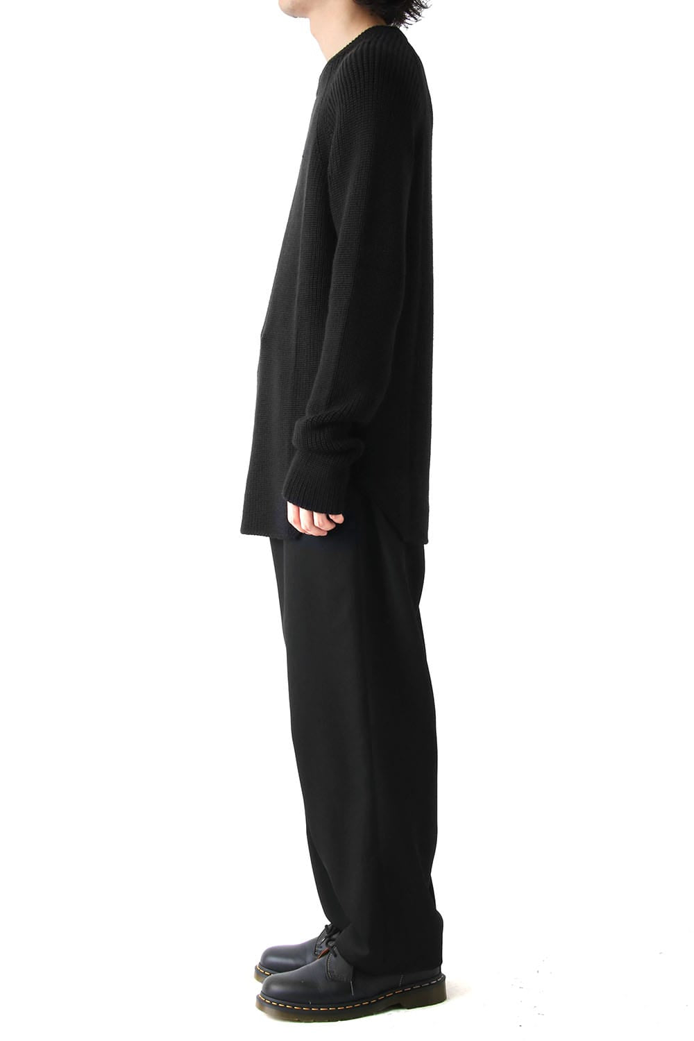 Half Cardigan Stitch Pullover Knit