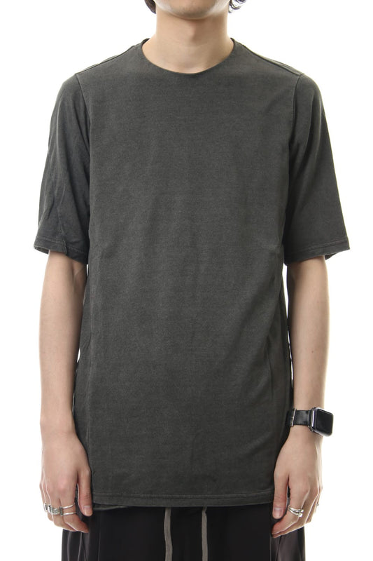 Short sleeve Japanese paper jersey Products dyed - Charcoal