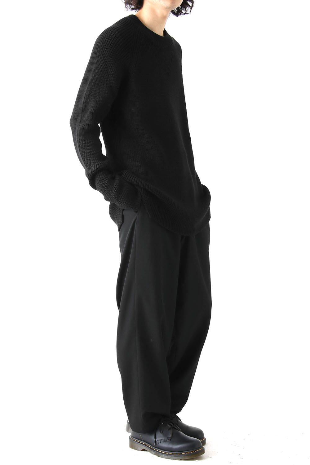 Half Cardigan Stitch Pullover Knit