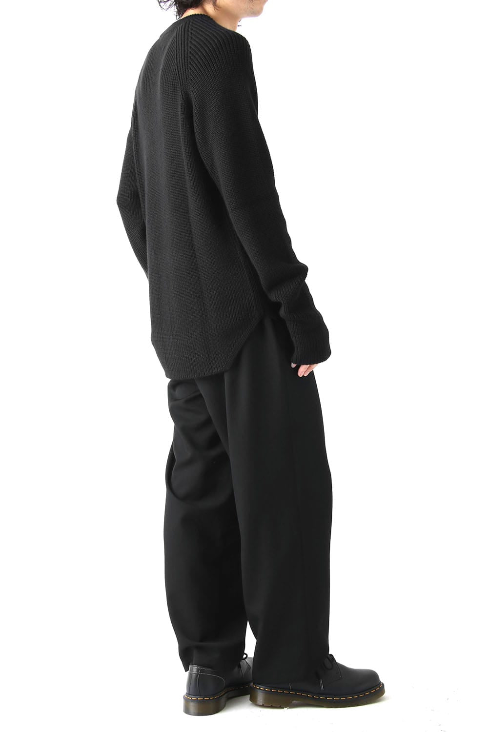 Half Cardigan Stitch Pullover Knit