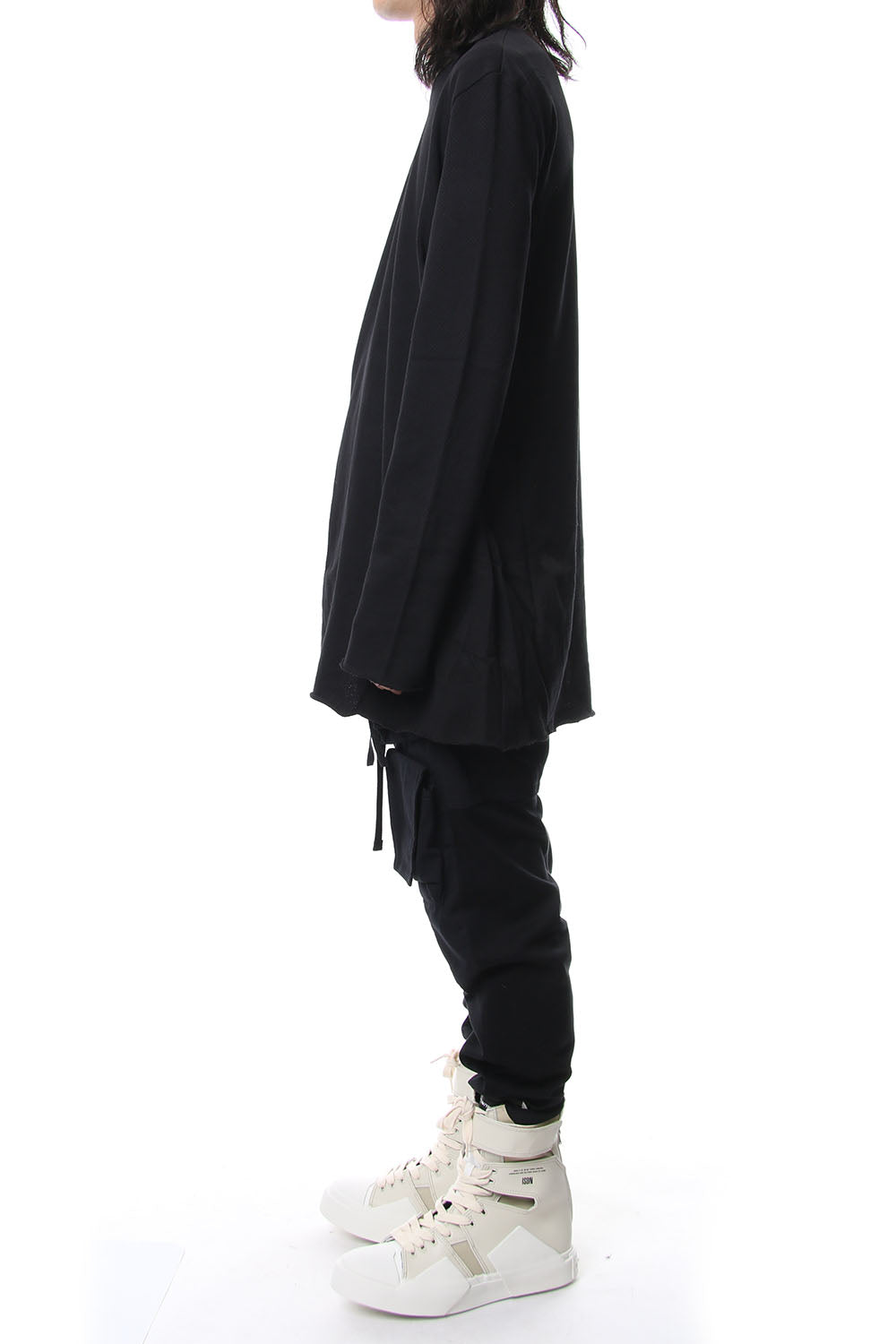 Shirring Long Sleeve T-shirt