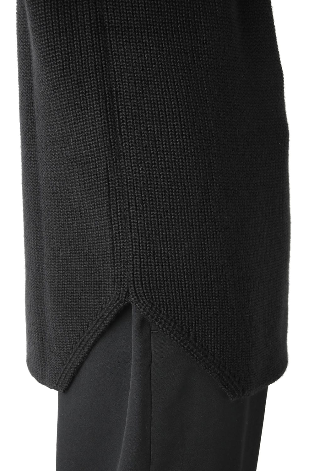 Half Cardigan Stitch Pullover Knit