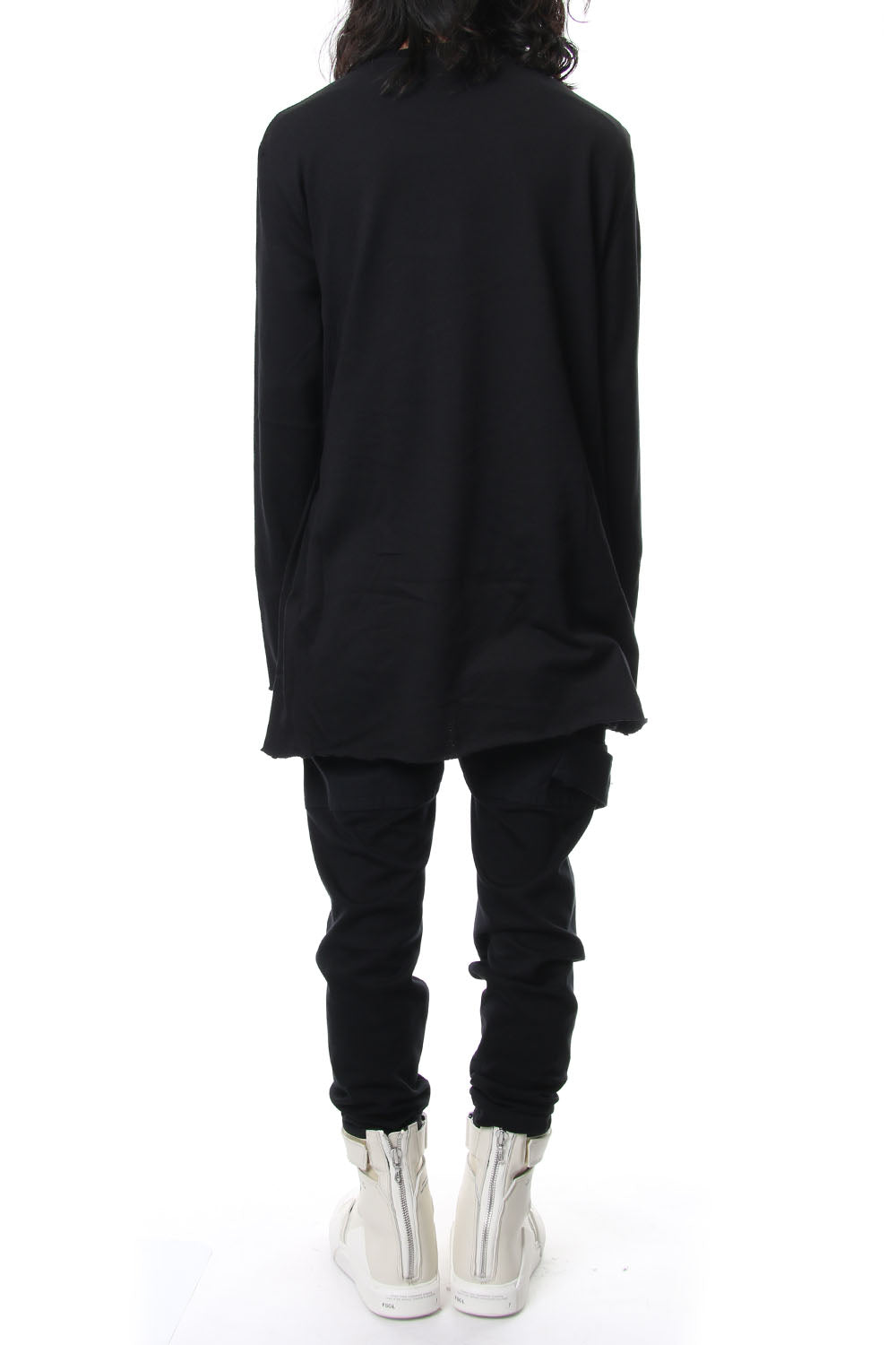 Shirring Long Sleeve T-shirt