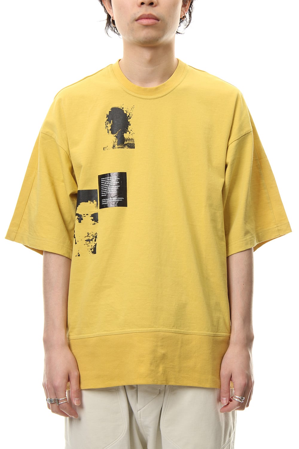 PRINT BIG T-SHIRT Yellow