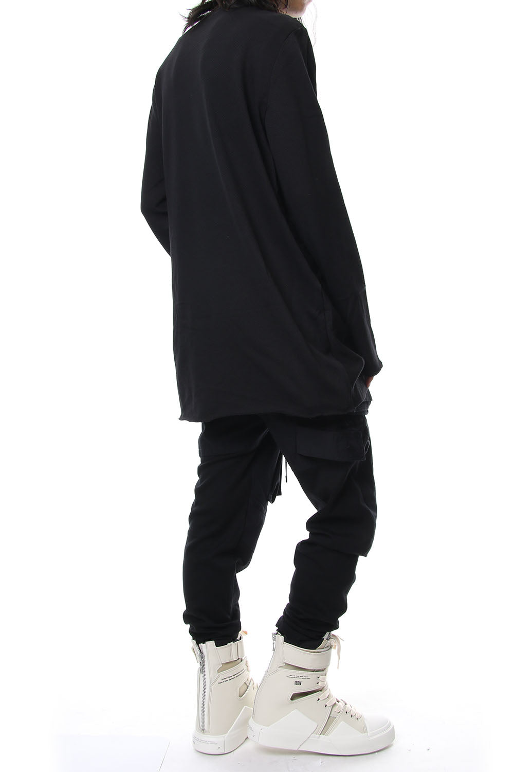 Shirring Long Sleeve T-shirt