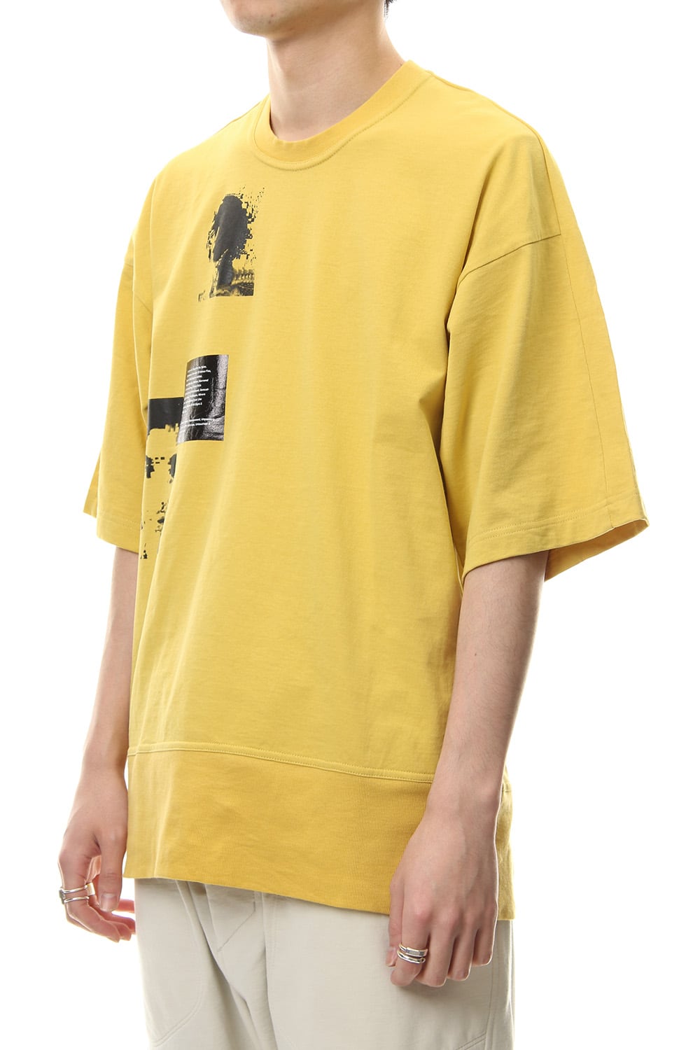 PRINT BIG T-SHIRT Yellow