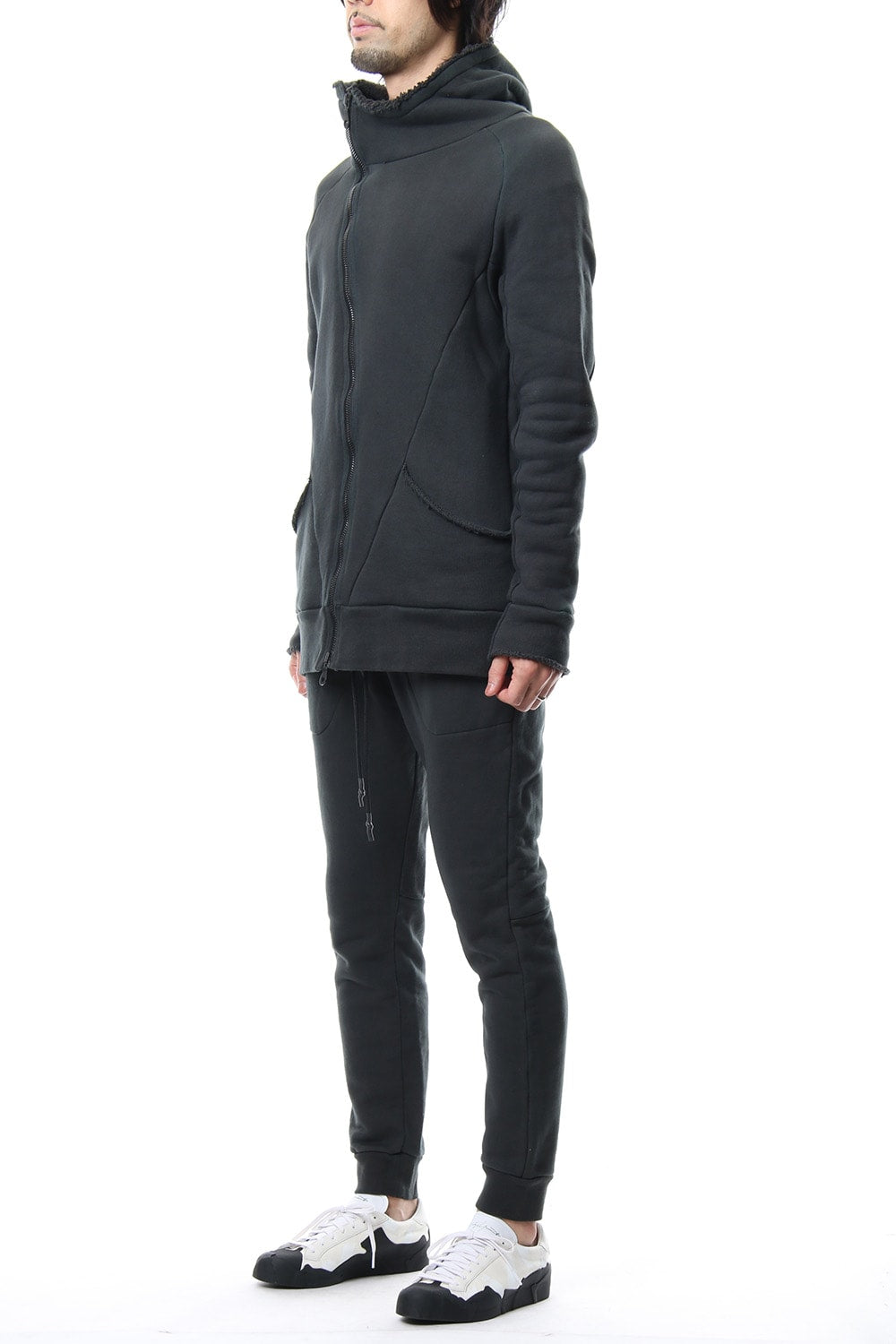 Heavy jersey Cold Dye Parker  RB-016 GRAPHITE