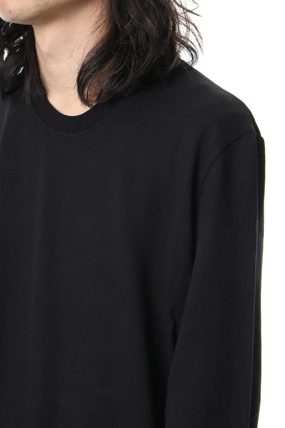 Shirring Long Sleeve T-shirt