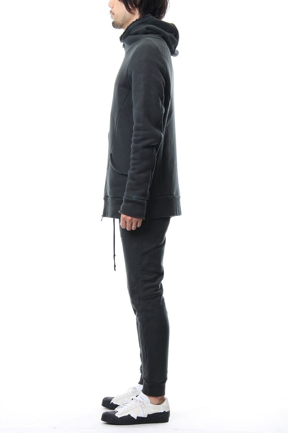 Heavy jersey Cold Dye Parker  RB-016 GRAPHITE