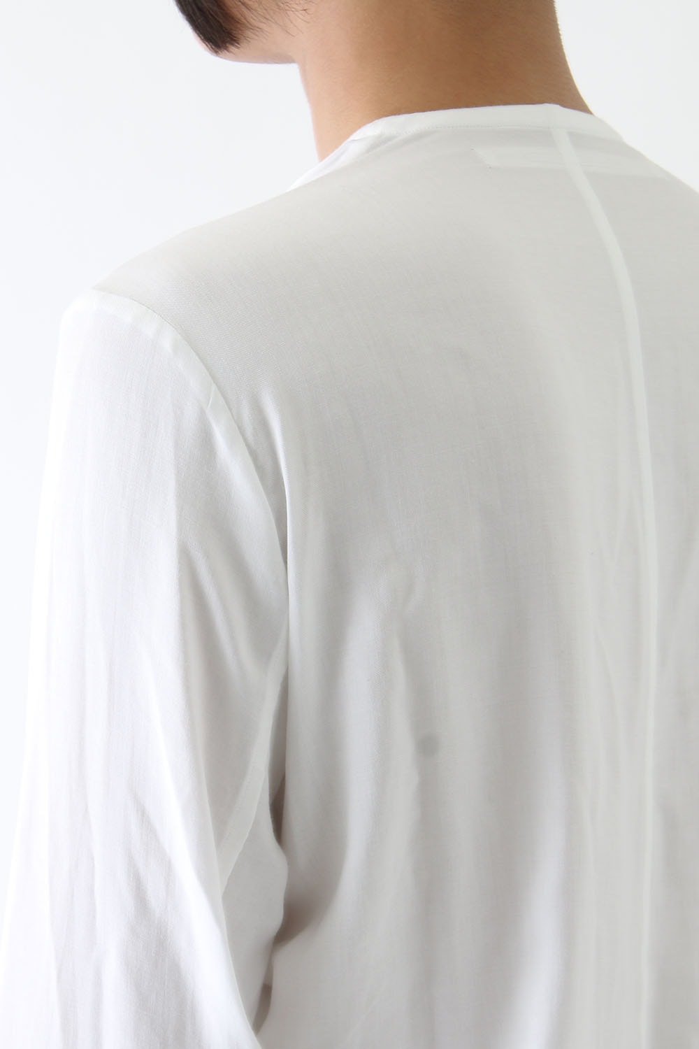 17PFW Shirring Shirt WHITE