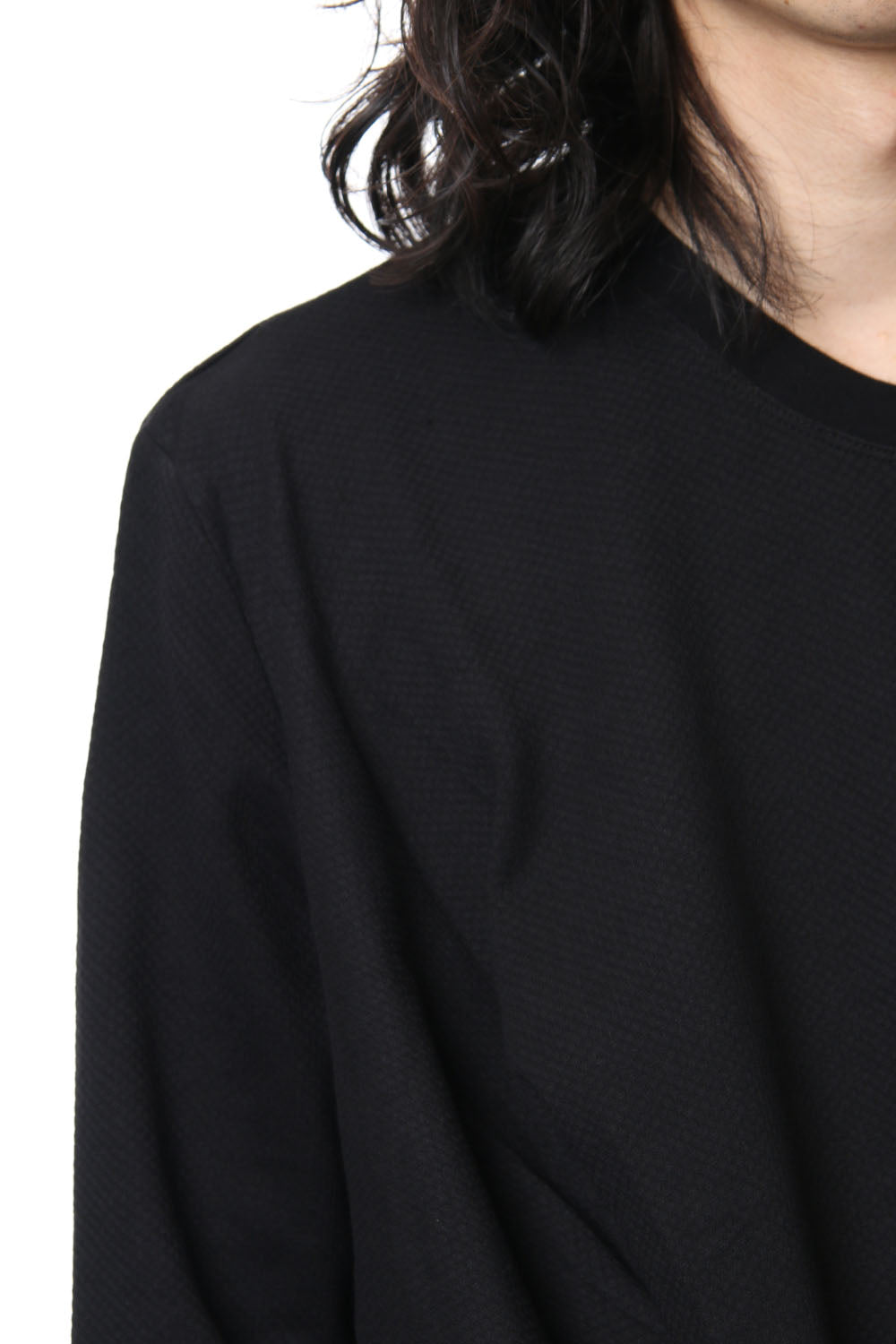 Shirring Long Sleeve T-shirt
