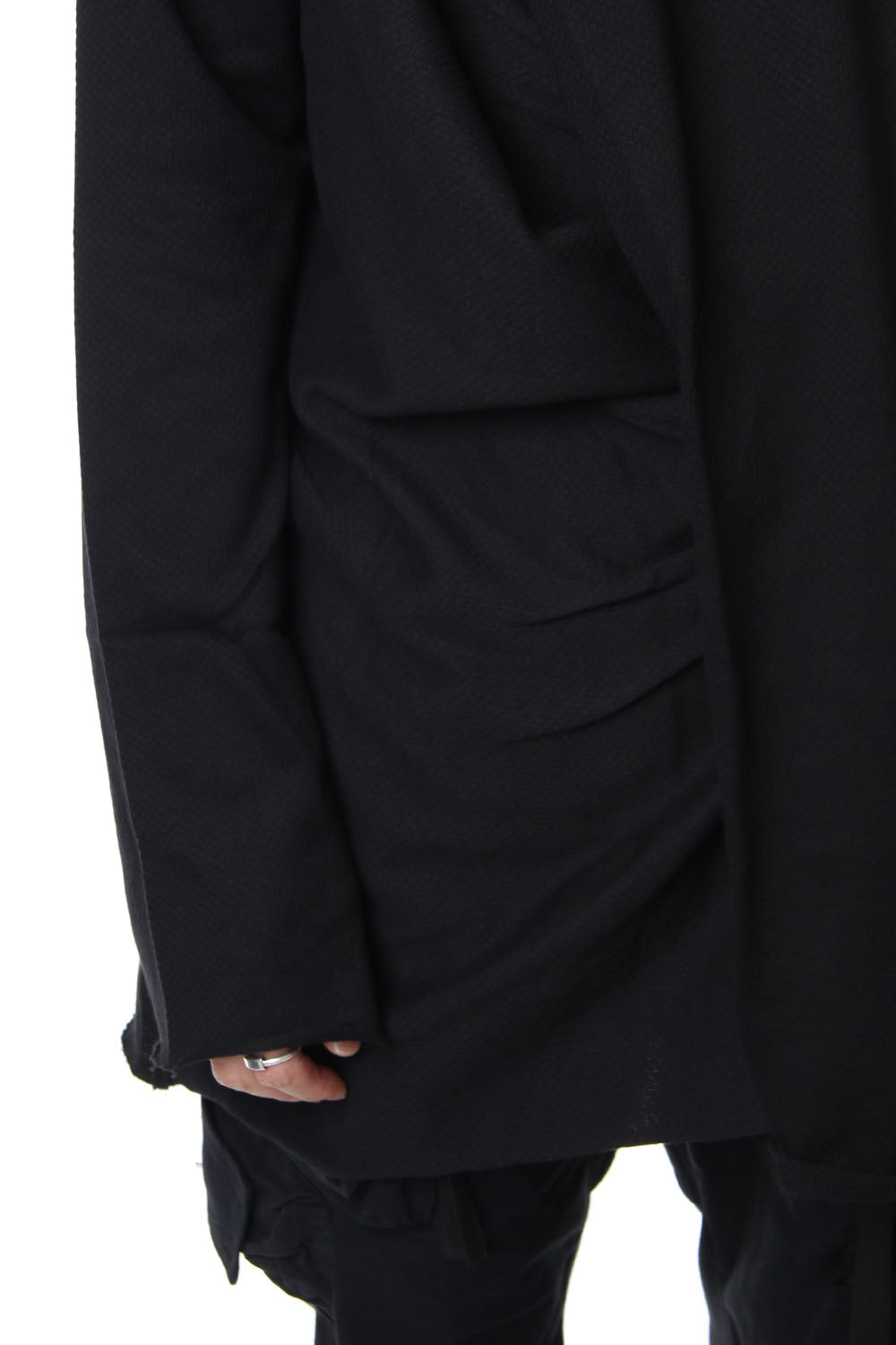 Shirring Long Sleeve T-shirt