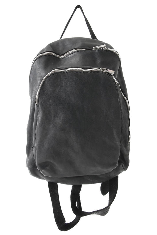 Soft Horse Leather Back Pack - DBP05 - BLACK