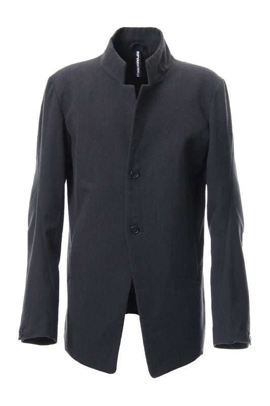 Dobby Pin Head Draping jacket RB-023 CB.Black