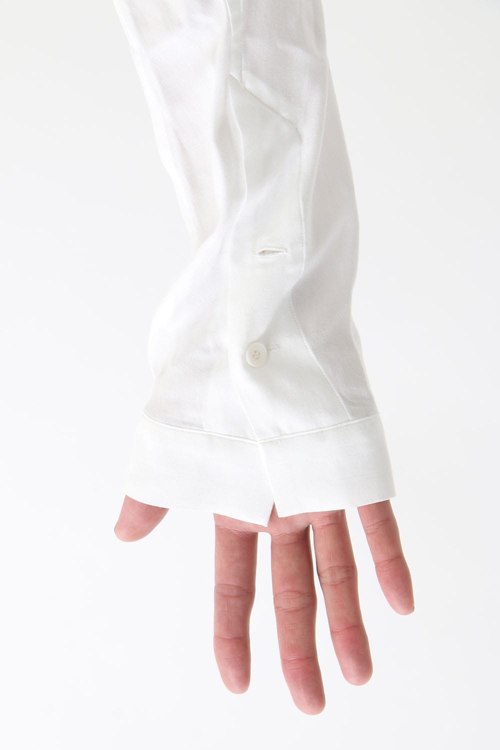 17PFW Shirring Shirt WHITE