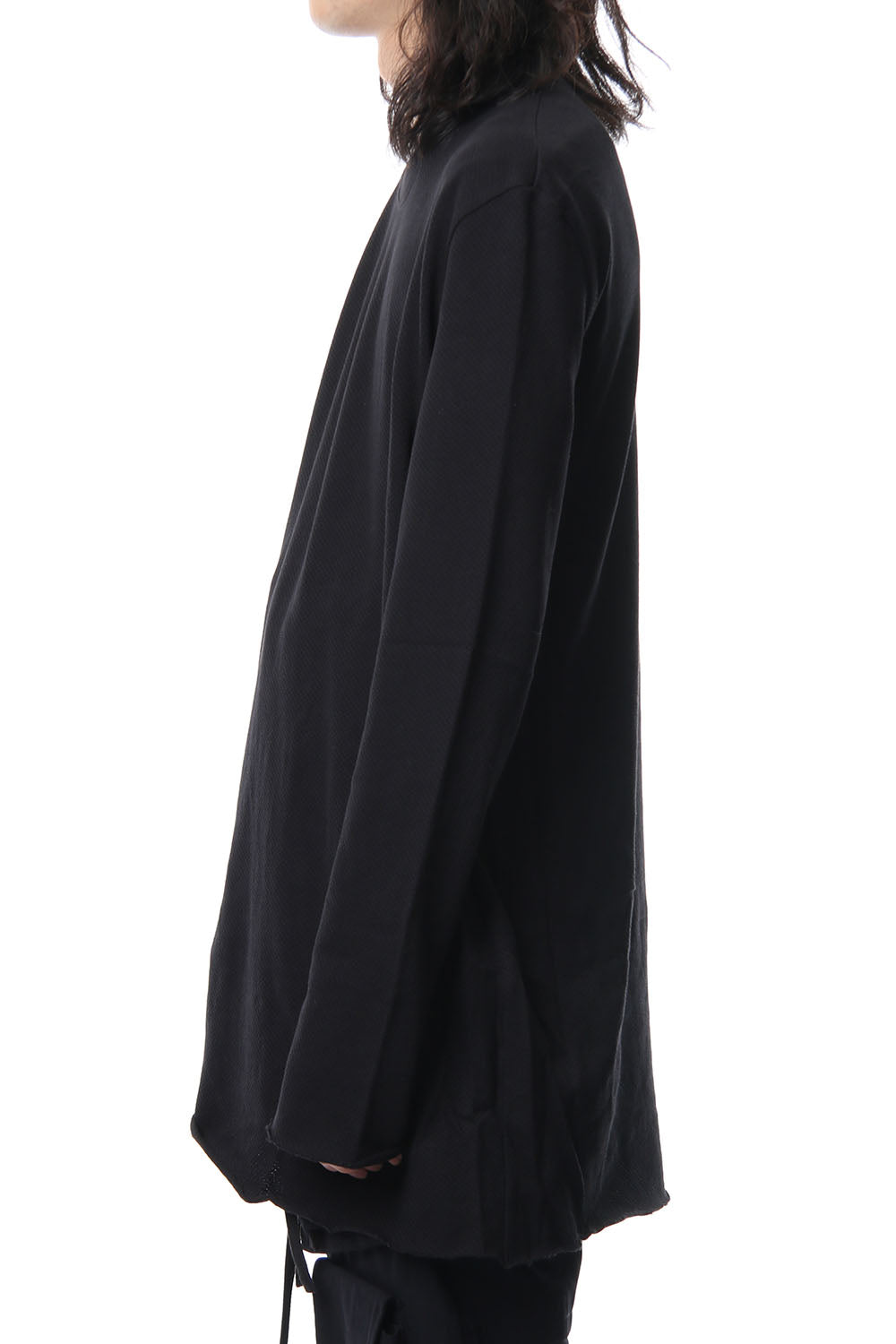 Shirring Long Sleeve T-shirt