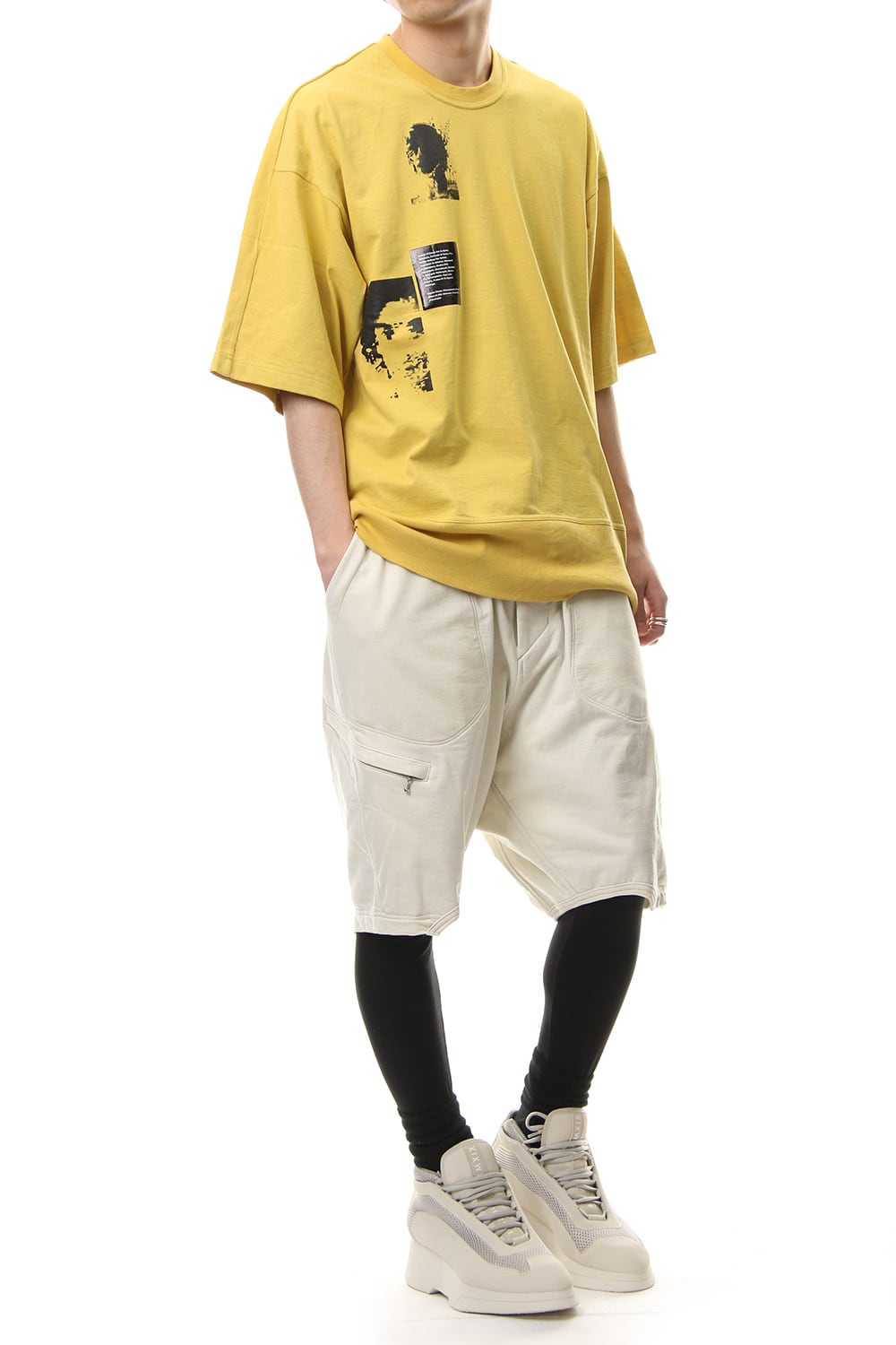 PRINT BIG T-SHIRT Yellow