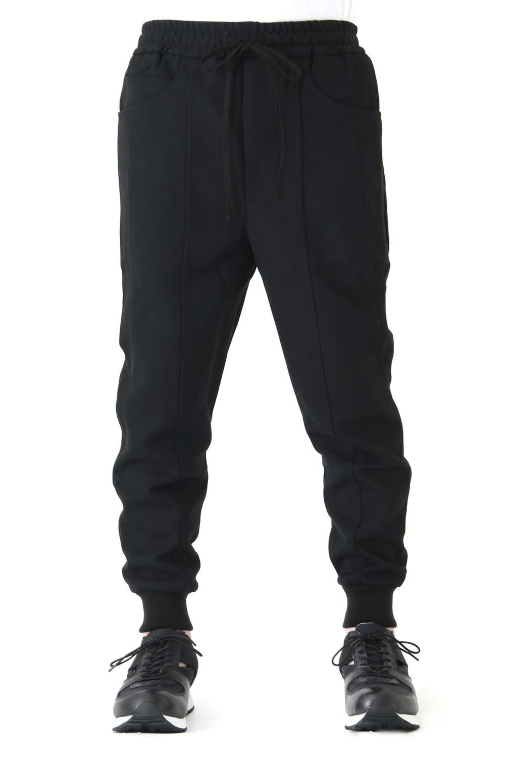 RIBBED PANELLED TRACK PANT