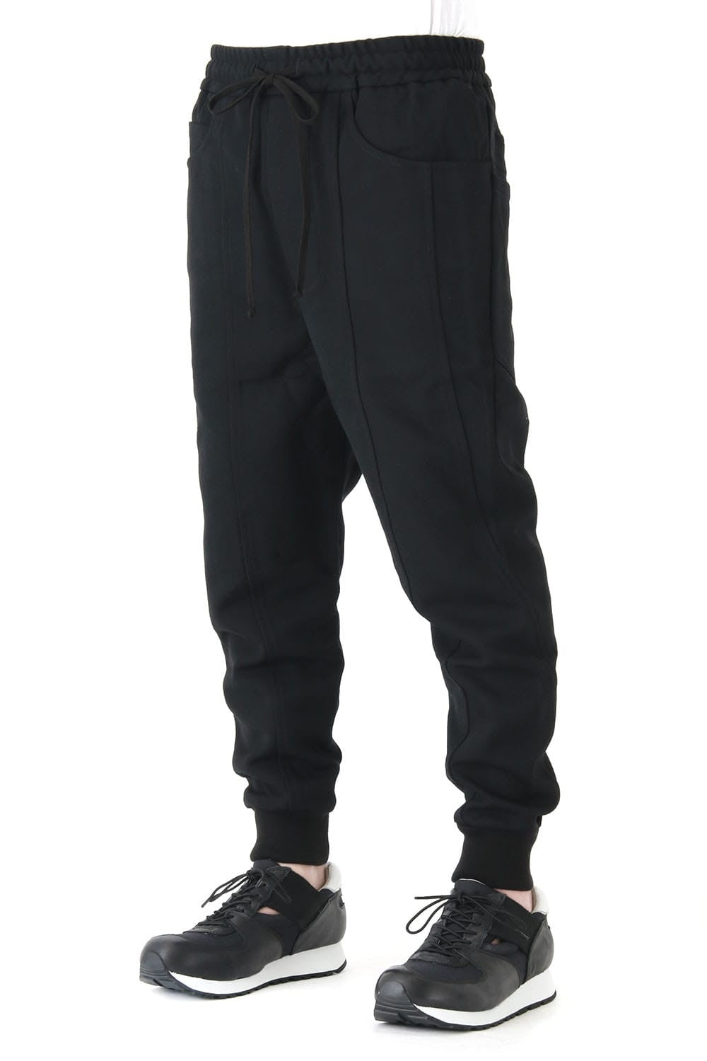 RIBBED PANELLED TRACK PANT