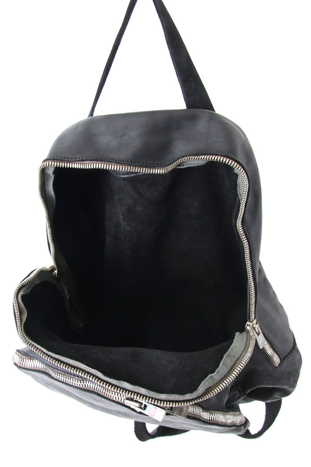 Soft Horse Leather Back Pack - DBP05 - BLACK