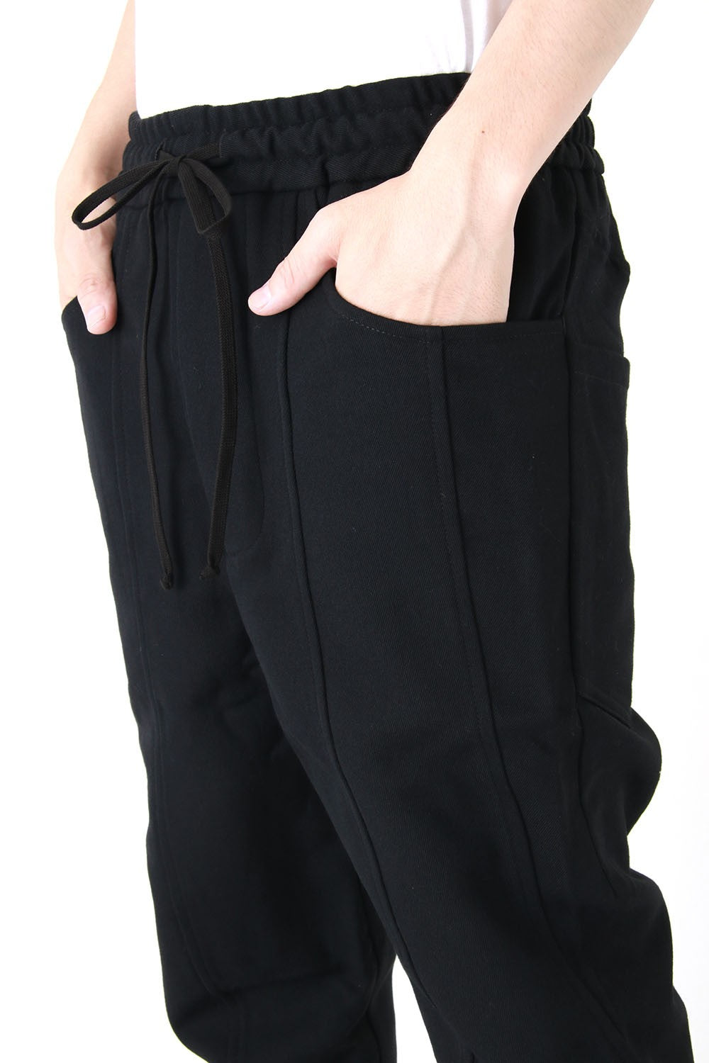 RIBBED PANELLED TRACK PANT