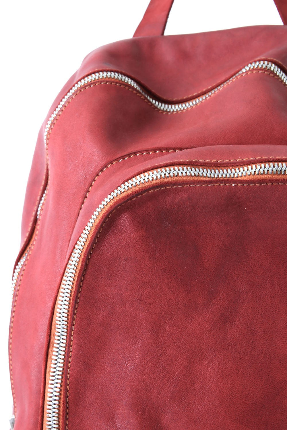 Soft Horse Leather Back Pack - DBP05 - RED