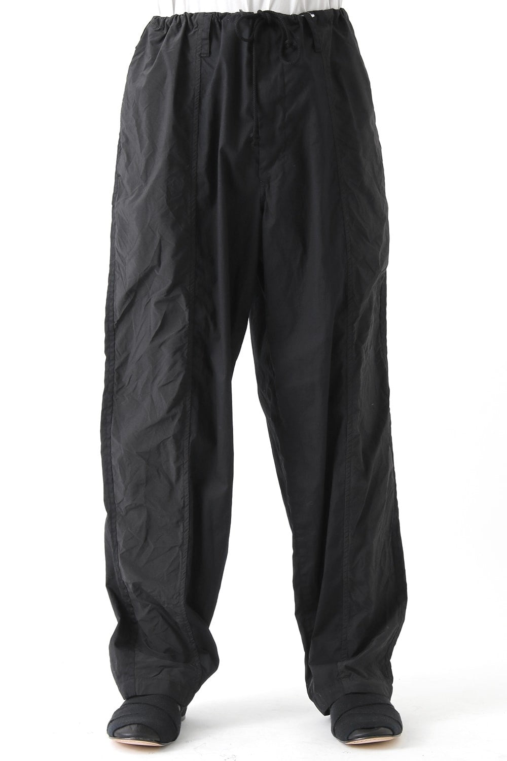 Classical Switched Parts Draw Cord Dyed Pants