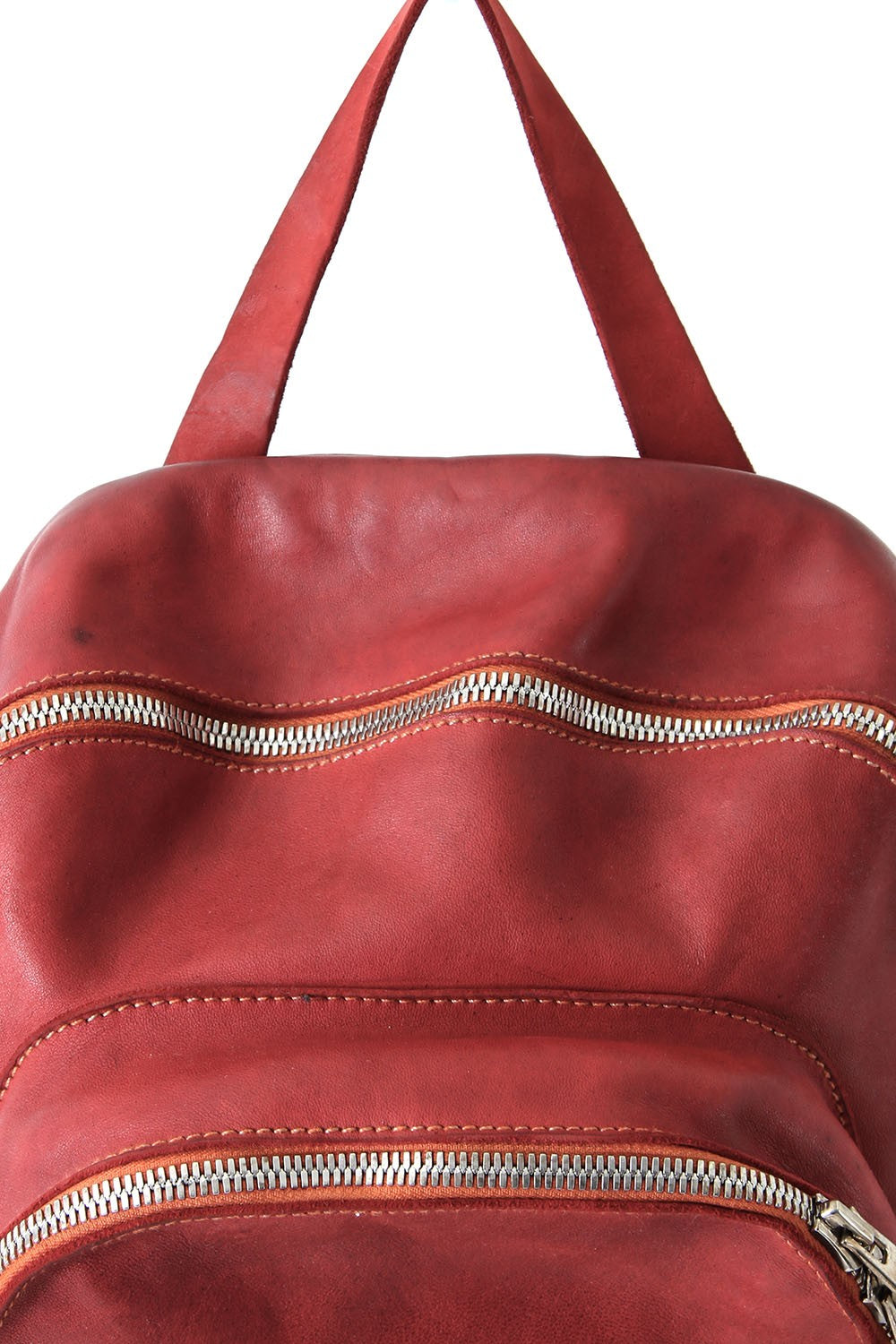 Soft Horse Leather Back Pack - DBP05 - RED