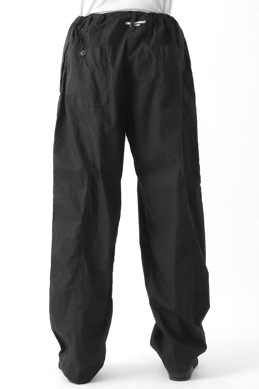 Classical Switched Parts Draw Cord Dyed Pants