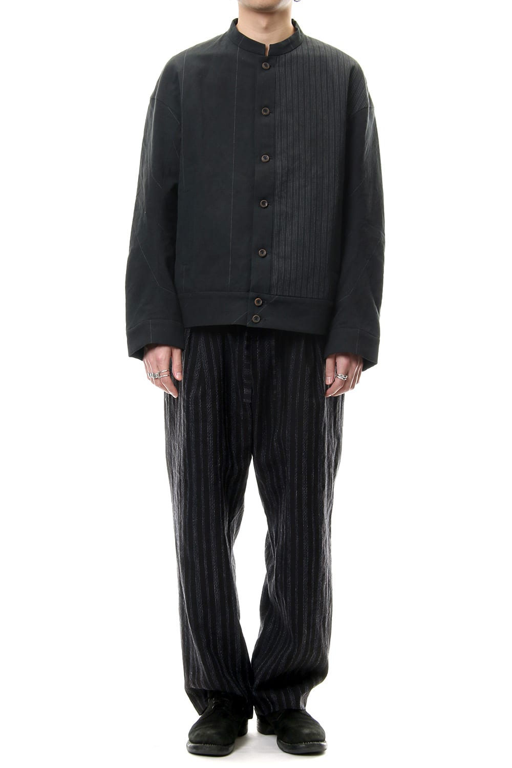 Pants Cotton Linen Uneven Dyed Yarn Dobby Cloth PA83-CLI24