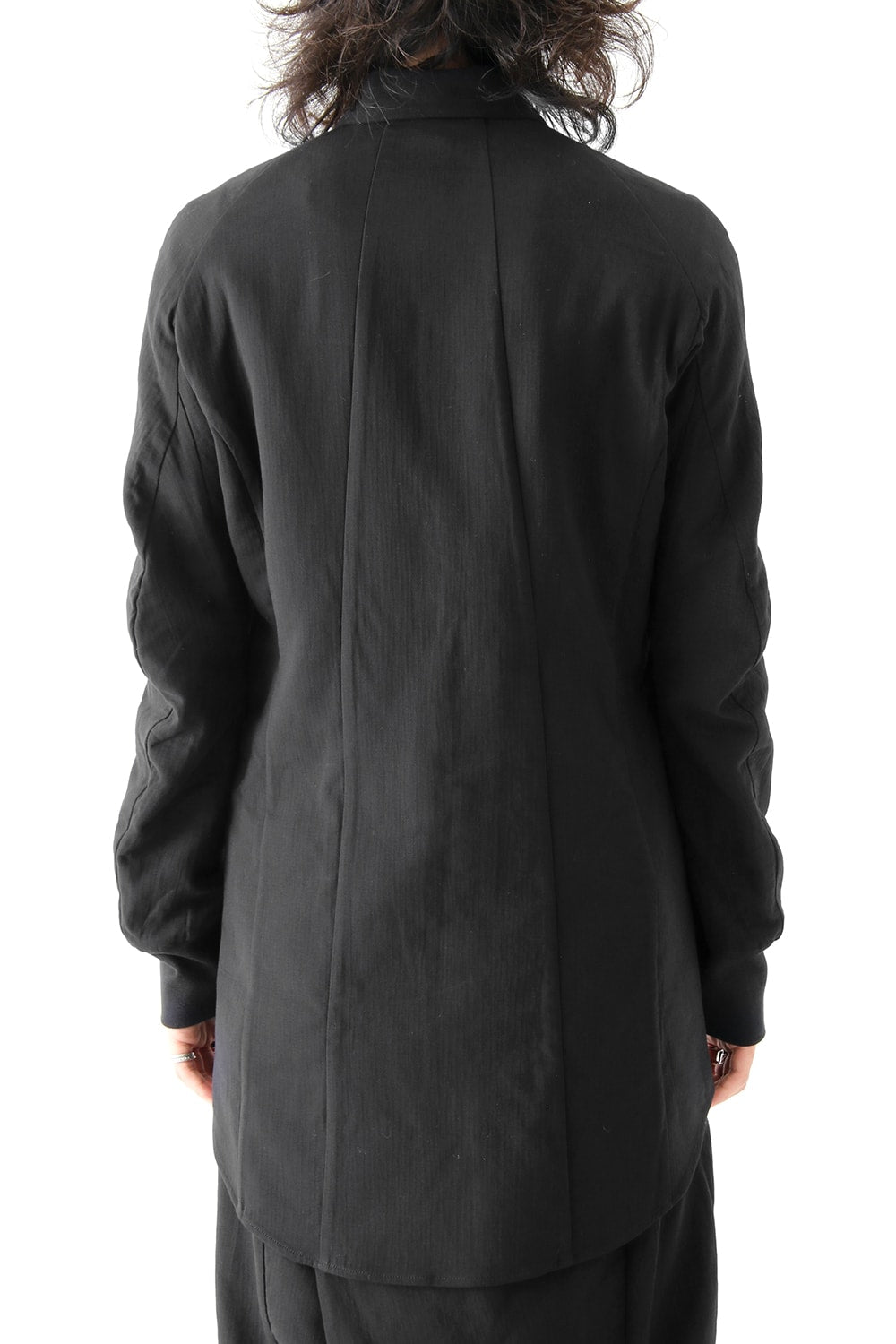 Long Shirt Triple Crepe Cotton