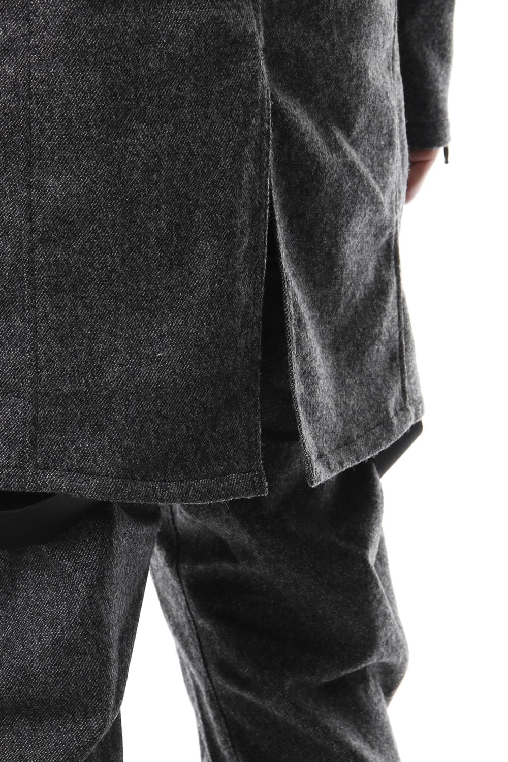 Flannel jersey Coat RB-054 T.Black