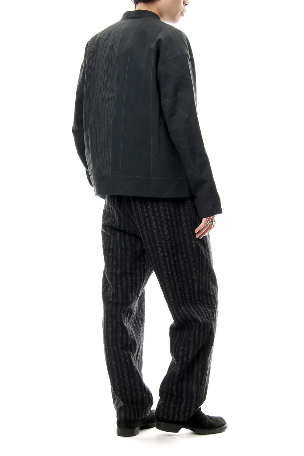 Pants Cotton Linen Uneven Dyed Yarn Dobby Cloth PA83-CLI24