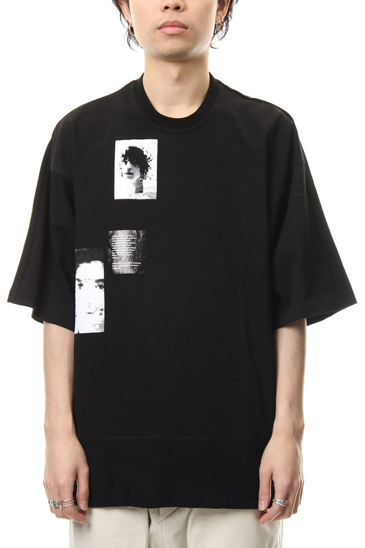 PRINT BIG T-SHIRT Black