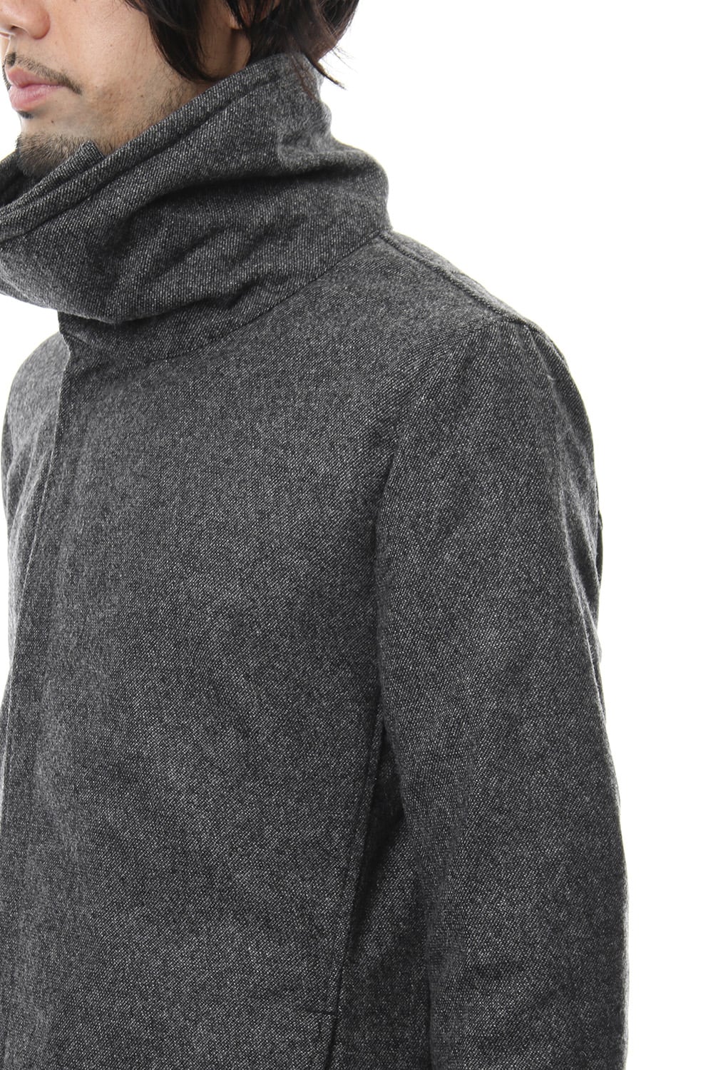 Flannel jersey Coat RB-054 T.Black