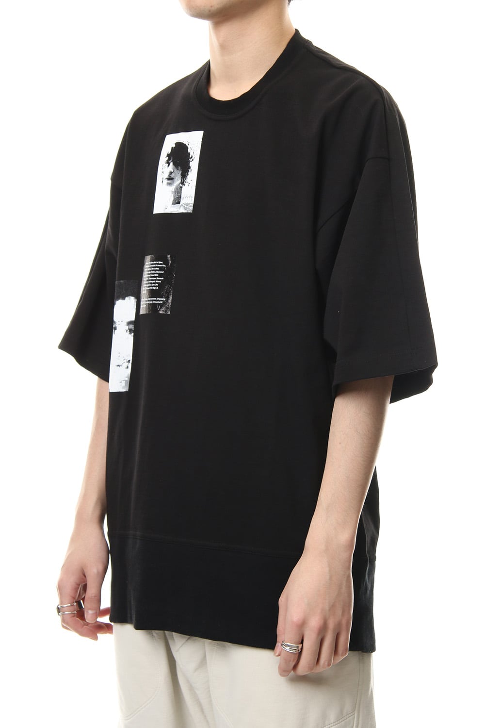 PRINT BIG T-SHIRT Black