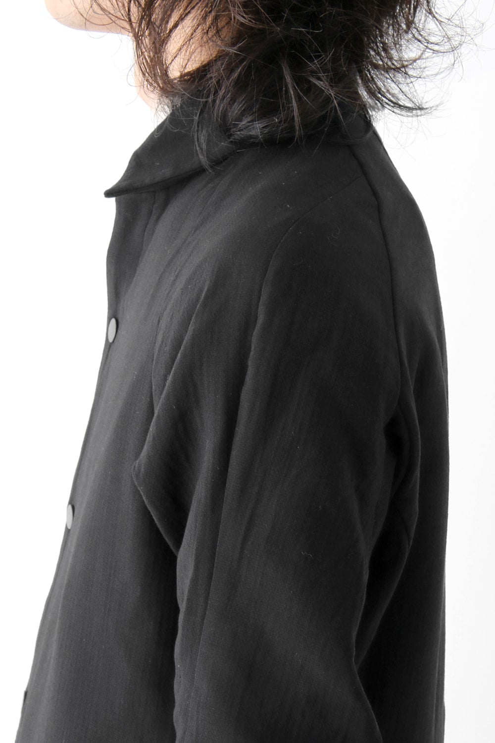 Long Shirt Triple Crepe Cotton