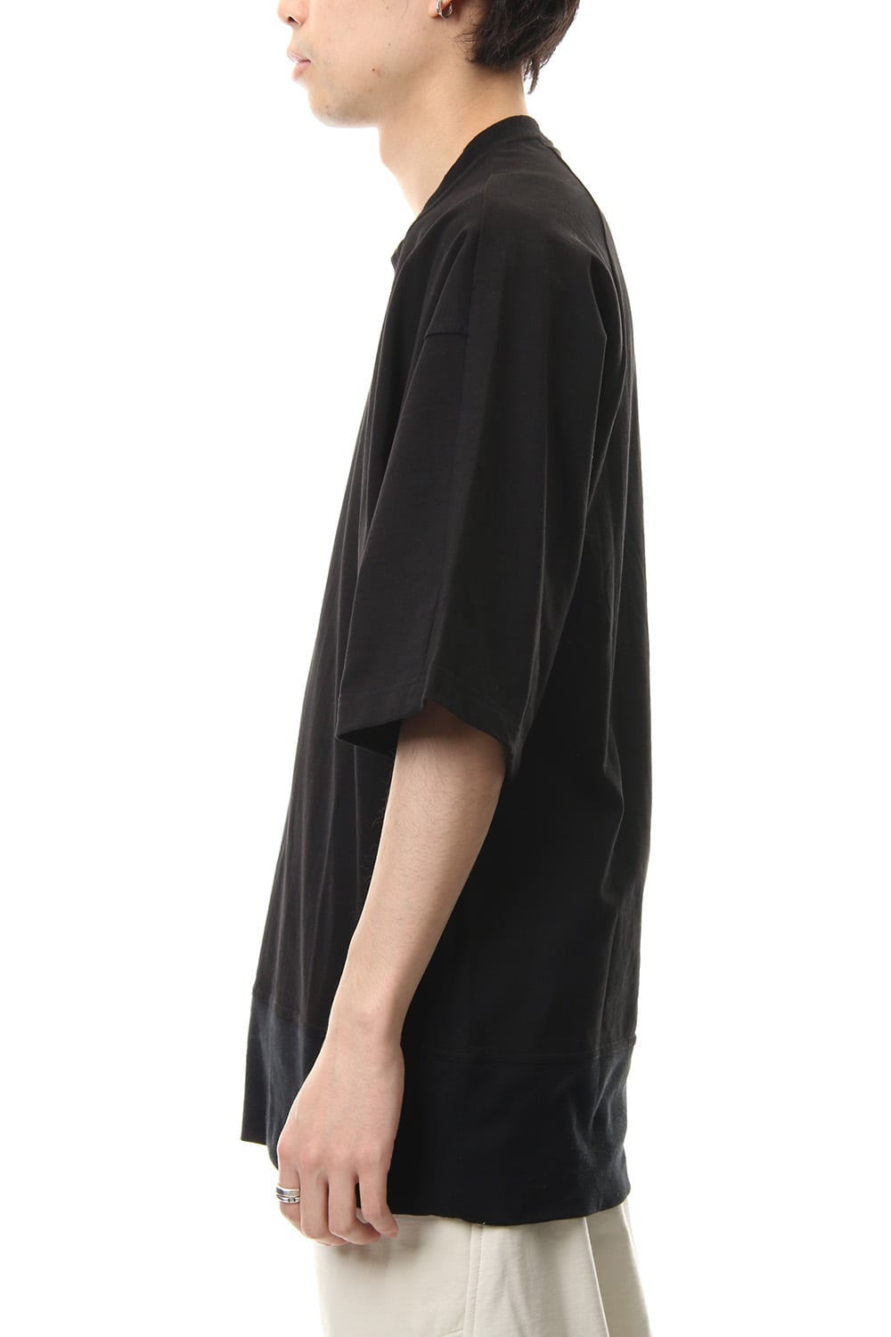 PRINT BIG T-SHIRT Black